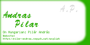 andras pilar business card